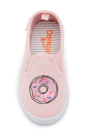 OshKosh | Donut Embroidered Slip-On Sneaker (Toddler & Little Kid) | Nordstrom Rack