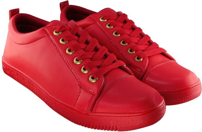 Blinder Men's Full Red Sneakers For Men - Buy Blinder Men's Full Red Sneakers For Men Online at Best Price - Shop Online for Footwears in India | Flipkart.com