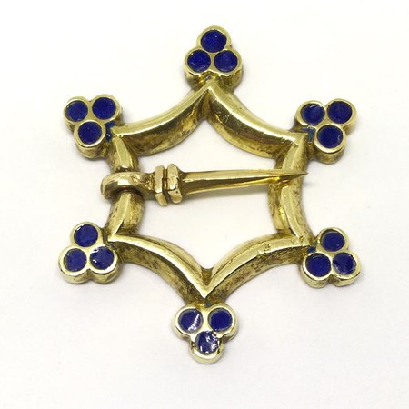 Medieval brooch with enamel, Europe
