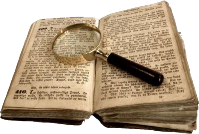 Book With Magnifying Glass