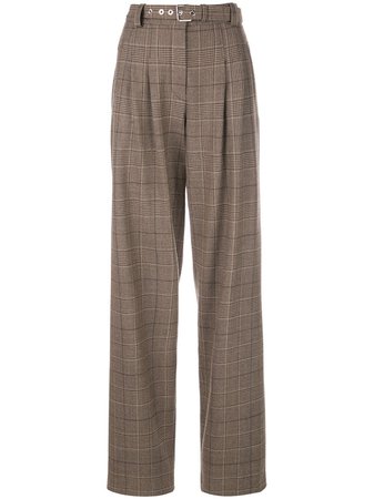 Proenza Schouler Exaggerated Plaid Suiting Pants $1,090 - Buy Online - Mobile Friendly, Fast Delivery, Price