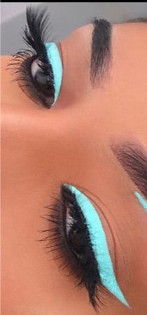 Blue Liner Eye Makeup