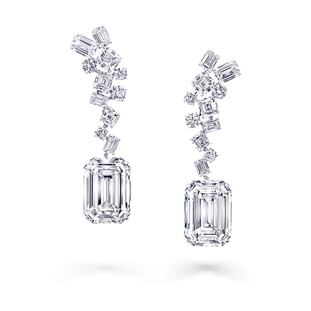The Eternal Twins, 50.23 ct D Flawless emerald cut diamonds | Graff