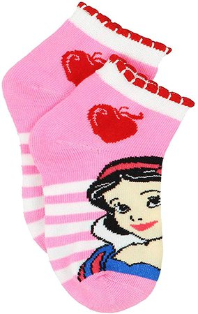 Amazon.com: Disney Princess Girls Teen Womens 6 pack Socks (4-6 Toddler (Shoe: 7-10), Princess Stripes Quarter): Clothing