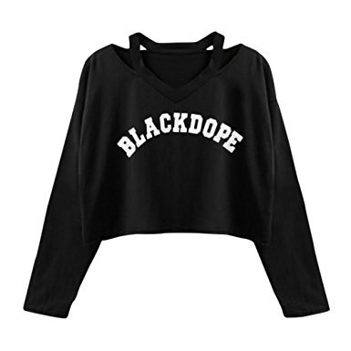 Blackdope Long Sleeve Crop Top