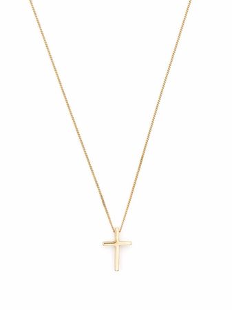 Saint Laurent cross pendant necklace - FARFETCH