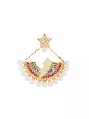 Anton Heunis star and lightning bolt earring £1,275 - Shop Online - Fast Global Shipping, Price