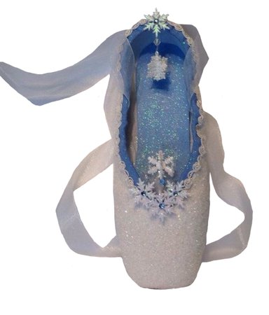 Designs En Pointe Snow Queen Ballet Shoes