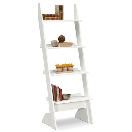 white slant ladder shelves - Google Search