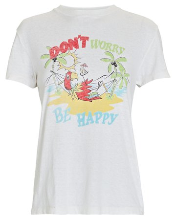 RE/DONE 70s Loose Be Happy T-Shirt | INTERMIX®