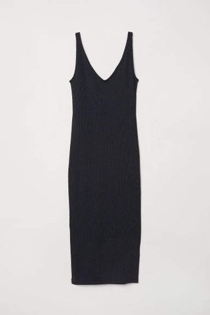 Fitted Dress - Black