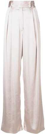 Styland pleated palazzo trousers