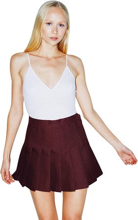 American Apparel Women's Gabardine Tennis Skirt at Amazon Women’s Clothing store