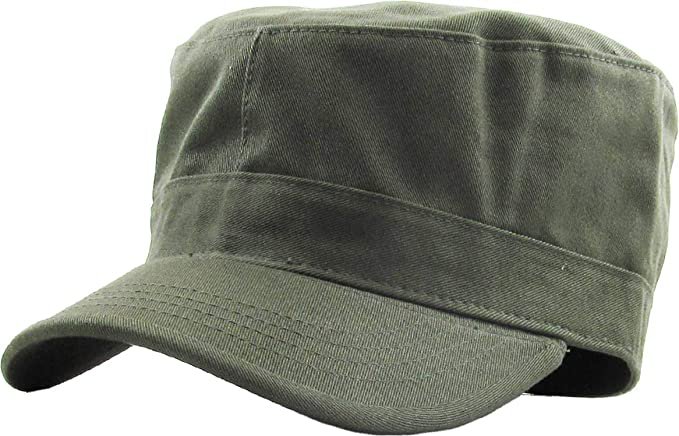 KBK-1464 DGY M Cadet Army Cap Basic Everyday Military Style Hat at Amazon Men’s Clothing store