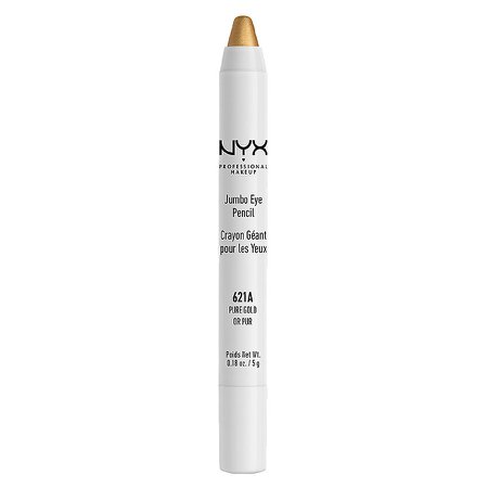 NYX Professional Makeup Jumbo Eye Pencil All-in-One Eyeshadow & Eyeliner Stick, Pure Gold