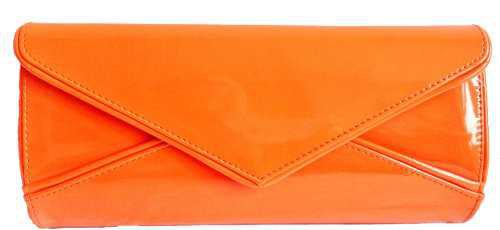 Womens-Neon-Orange-Patent-Ladies-Envelope-Medium-Shiny-Evening-Party-Handbag-Clutch-Bag-0.jpg (500×230)