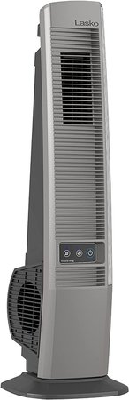 Lasko YF202 Oscillating Tower Fan for Decks, Patios, Porches, and Outdoor Living – Create Your Backyard Paradise, 42 in, Grey: Home & Kitchen