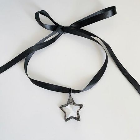 star ribbon necklace