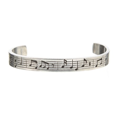 Cuff Bracelet-Music Notes by Whitney Howard at Random Acts of Art – Random Acts Of Art