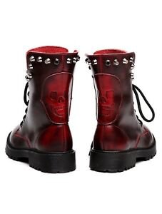 red combat boots - Google Search