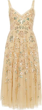 Valentina Sequin Tulle Dress