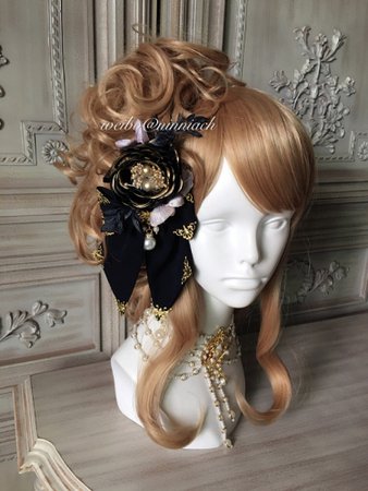 Gothic Flower Shaped Lolita Hairclip/Brooch