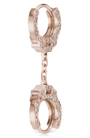 Maria Tash 6.5mm Short Chain Diamond Handcuff Clickers | Nordstrom