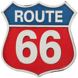 Amazon.com: Open Road Brands Route 66 Metal Sign: Home & Kitchen