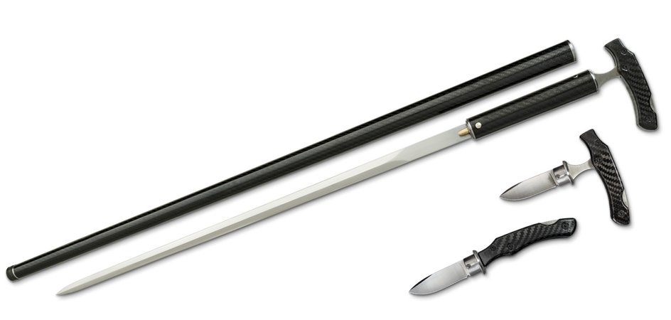 OSC-ii - Operators Sword Cane w/ Lockback Knife