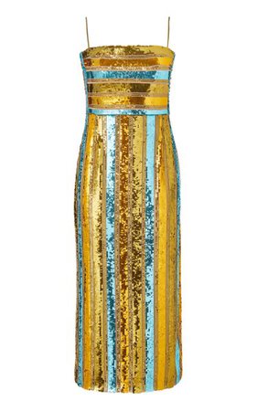 Stargaze Sequined Cocktail Dress By Galvan | Moda Operandi