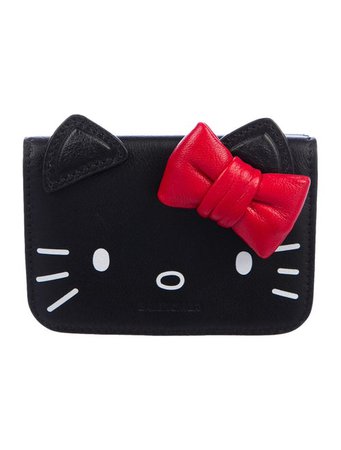 Balenciaga Hello Kitty Leather Compact Wallet