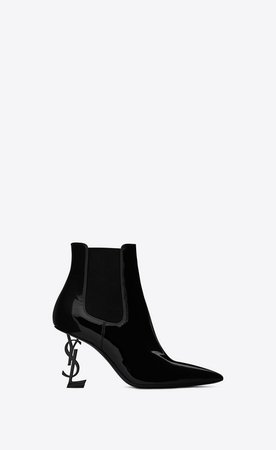 Saint Laurent ‎Opyum Pump In Patent Leather With Black Heel ‎ | YSL.com