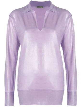 Bottega Veneta lilac wool sweater