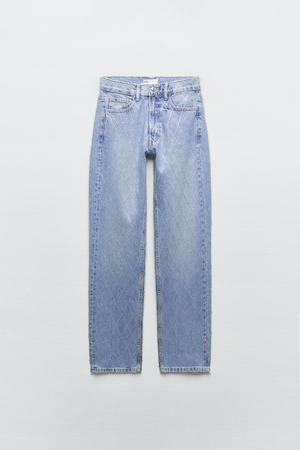Zara jeans with rhinestones