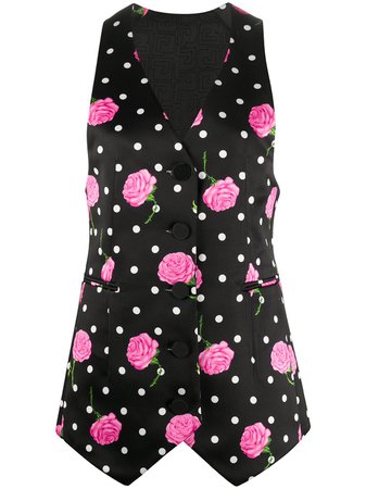 Paco Rabanne Floral Tailored Waistcoat - Farfetch
