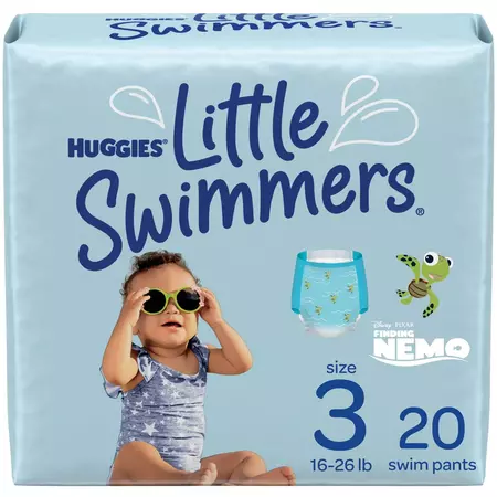 Huggies Little Swimmers Baby Swim Disposable Diapers – (select Size And Count) : Target