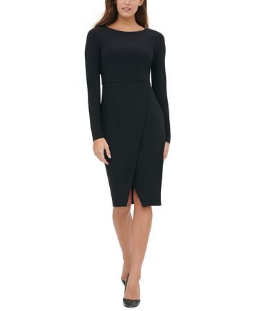 Tommy Hilfiger Asymmetrical Solid Jersey Dress & Reviews - Dresses - Women - Macy's