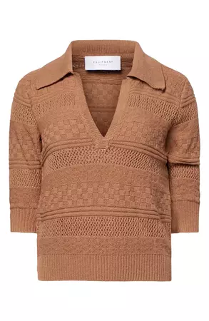 Equipment Mimi Cotton Blend Polo Sweater | Nordstrom