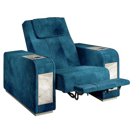 Comfort Blue Home Theater Seat by Pino Vismara