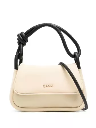 GANNI Knot Flap Over Tote Bag - Farfetch