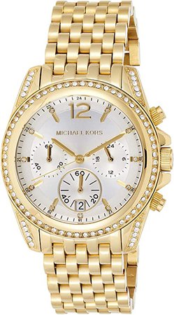 Amazon.com: Michael Kors Mid-Size Golden Pressley Chronograph Glitz Women's watch #MK5835: Watches