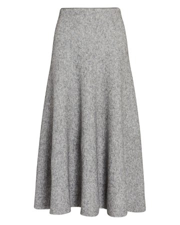 Brock Collection Tillie Wool-Blend Midi Skirt | INTERMIX®
