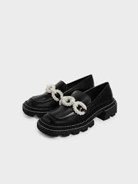 loafers charles and keith pearl - Google Search
