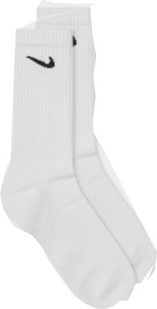 white Nike sock