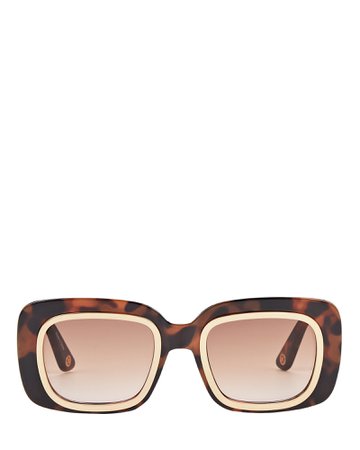 Cult Gaia Meira Oversized Square Sunglasses | INTERMIX®