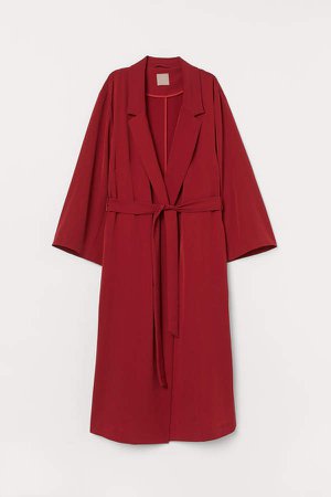 H&M+ Long Coat - Red