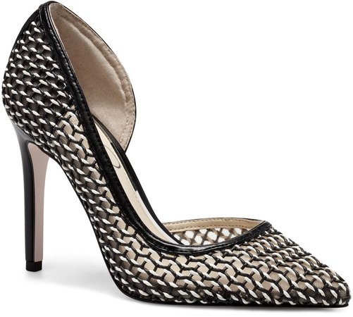 Pieree Woven Pointed Toe Pump