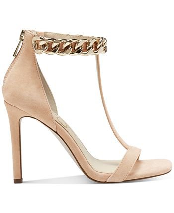 Jessica Simpson Women's Omesa T-Strap Chain Dress Sandals & Reviews - Sandals - Shoes - Macy's