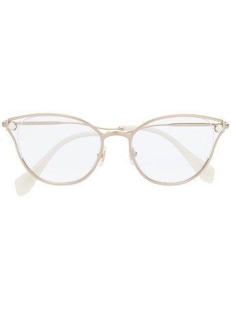 Miu Miu Eyewear cat-eye shaped glasses $330 - Buy Online - Mobile Friendly, Fast Delivery, Price