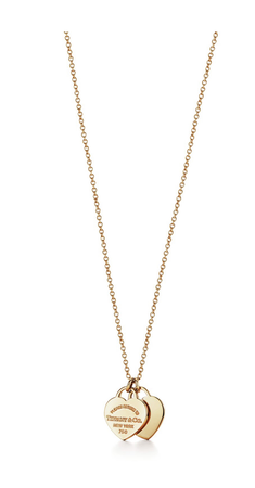 tiffany co gold necklace